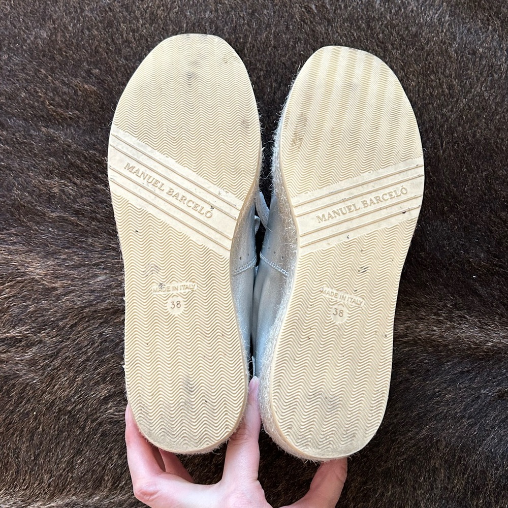 Italian designer Platform Espadrille Sneakers - Picture 5 of 6